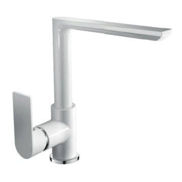 Смеситель для кухни HAIBA ALEX 018 WHITE-CHROME (HB9569) HB9569 фото