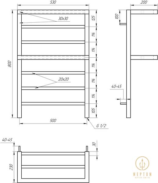Сушка для рушників Aro (GA-40004) GA-40004 фото