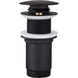 Донний клапан для раковини Koer PW-08-05 1 1/4'' без переливу автоматичний СLICK-СLACK (Колір чорн) (KR5789) KR5789 фото 1