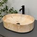 Умывальник (раковина) VBI VERONA 50 TRAVERTINE GLOSSY накладной VBI-011326 фото 4