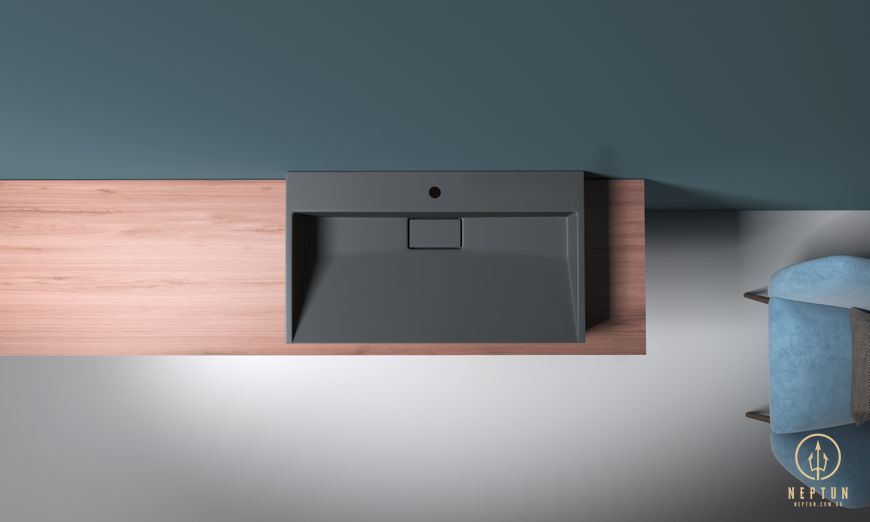 Умивальник (раковина) VBI ESTE 80 WHITE 1/O накладний підвісний (VBI-019913) VBI-019913 фото
