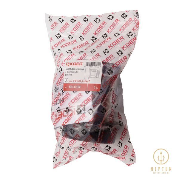 Муфта затискна з внутрішньою різьбою Koer KCI.C10F - 1"Fx31,4-34,2 (KR5908) KR5908 фото