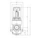 Редуктор давления Roho R1202-050 - 1/2" НН, PN25 (1-6 бар) мембранный (RO0145) RO0145 фото 3