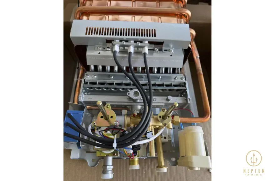 Газова колонка дим. Koer KWH.G0110 WHITE (KR5553) KR5553 фото
