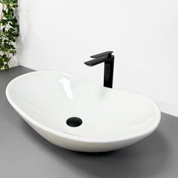 Умывальник (раковина) VBI TURIN WHITE накладной VBI-011500 фото