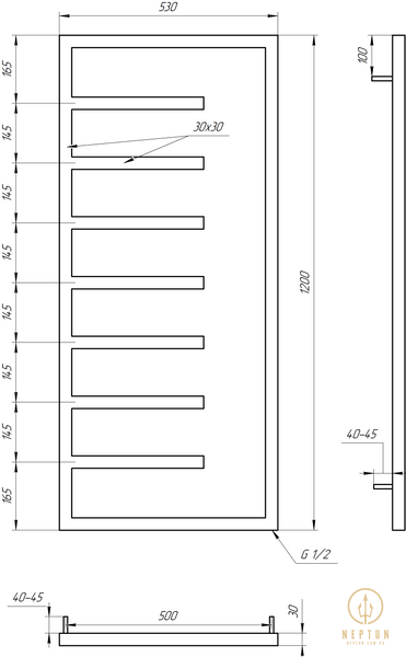Сушка для рушників Combo DRY (GA-1404-1) GA-1404-1 фото