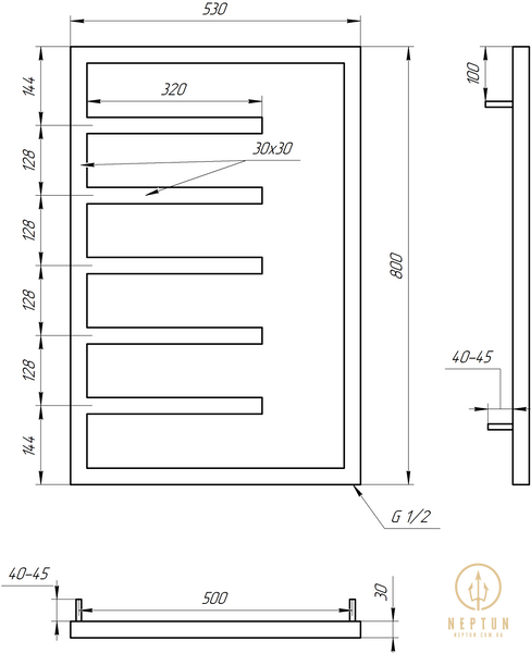 Сушка для рушників Combo DRY (GA-1404-1) GA-1404-1 фото