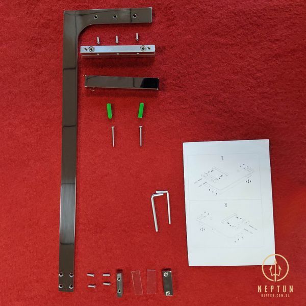 Душевая перегородка Koer SR SP02-100x200-TR-01 Walk-In прозрачное стекло Easy Clean 8мм, хром (KR5395) KR5395 фото