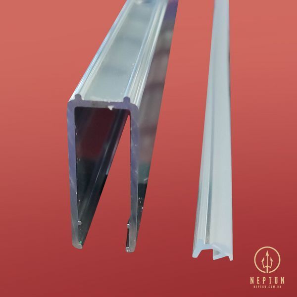 Душевая перегородка Koer SR SP02-100x200-TR-01 Walk-In прозрачное стекло Easy Clean 8мм, хром (KR5395) KR5395 фото