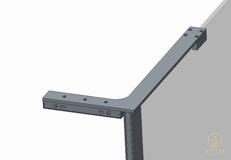 Душевая перегородка Koer SR SP02-100x200-TR-01 Walk-In прозрачное стекло Easy Clean 8мм, хром (KR5395) KR5395 фото