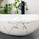 Умывальник (раковина) VBI PARMA WHITE STONE GLOSSY накладной VBI-011017 фото 4