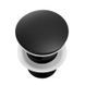 Донний клапан для раковини YOKA CLICK-CLACK BLACK з переливом BK.POP-14-ZP-BLK фото 3