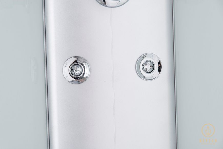 Бокс душовий з гідромасажем Mixxus STRONG SBH02-90x90x215-FB SATIN низький піддон (MI6890) MI6890 фото