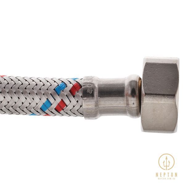 Гнучкий шланг для підключення води гайка 1/2'' - Штуцер 1/2'' (150 см) Koer (KR0269) KR0269 фото