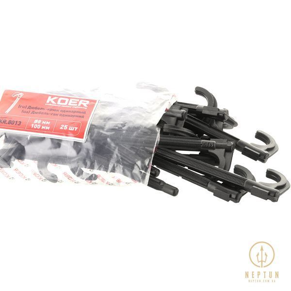 Дюбель-гак одинарний Koer KR.8013 (KR2967) KR2967 фото