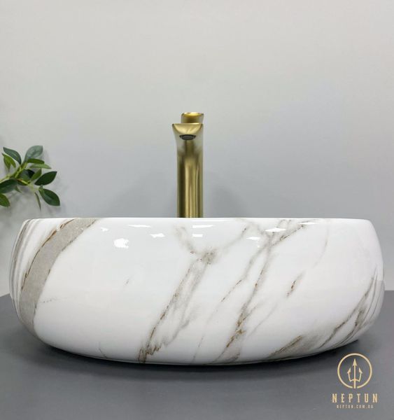 Умывальник (раковина) VBI VENETO S AIAX GLOSSY накладной VBI-012808 фото