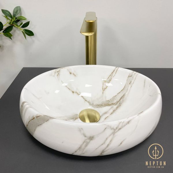 Умывальник (раковина) VBI VENETO S AIAX GLOSSY накладной VBI-012808 фото