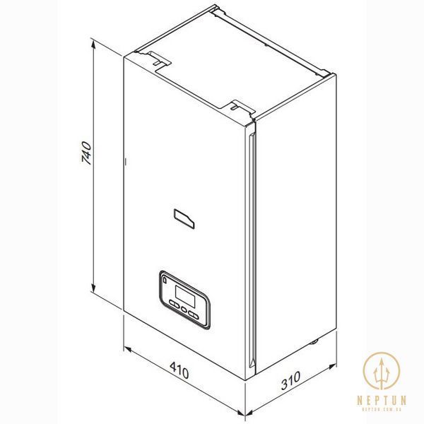 Protherm Ray (Скат) 14KE/14 ЕU (7 + 7 кВт)Котел електричний (380 В) з шиною eBus 0010023673 фото