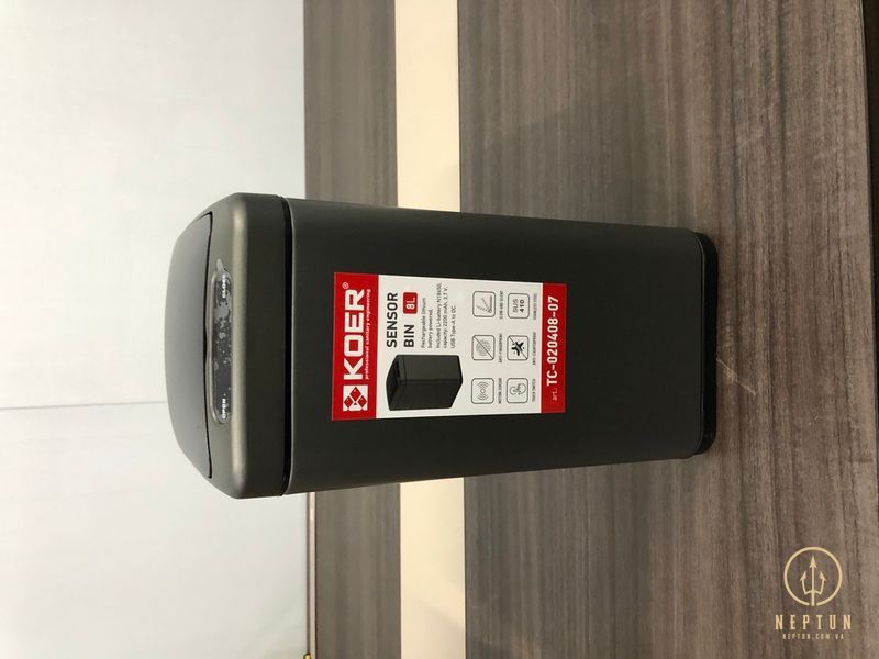 Koer TC-020408-07 8 л Відро для сміття сенсорне прямокутне (KR5590) KR5590 фото