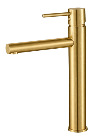 Змішувач для раковини VBI LIRIO BRUSHED GOLD високий (VBI-050501BG) VBI-050501BG фото