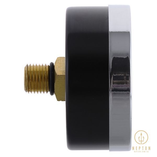 Манометр аксіальний (KOER KM.611A) (0-10 bar), D 63мм, 1/4''-1/2'' (KR0212) KR0212 фото