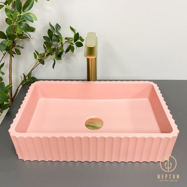 Умивальник накладний VBI FLORENTIA PINK MATT (VBI-015005) VBI-015005 фото