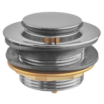 Донний клапан для ванни Koer PW-06-01 1 1/2'' автоматичний СLICK-СLACK (Колір хром) (KR5799) KR5799 фото