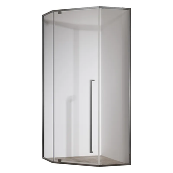 Душова кабіна без піддону Koer SR SC06-90x90x200-TR-07 прозоре скло Easy Clean 8мм, графіт (KR5366) KR5366 фото