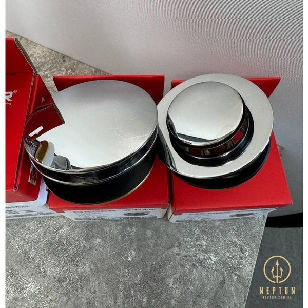 Донний клапан для ванни Koer PW-06-01 1 1/2'' автоматичний СLICK-СLACK (Колір хром) (KR5799) KR5799 фото