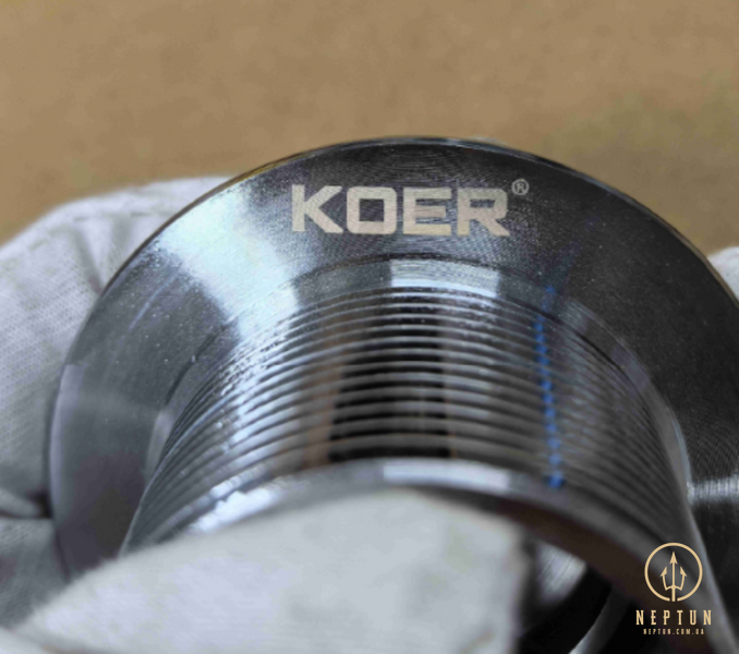 Донний клапан для ванни Koer PW-06-01 1 1/2'' автоматичний СLICK-СLACK (Колір хром) (KR5799) KR5799 фото