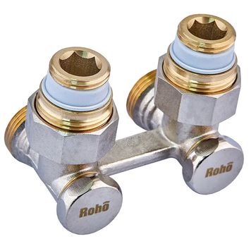 Roho R5351-075 - 3/4" Кран запірний для радіатора Н-подібний, кутовий (RO0214) RO0214 фото