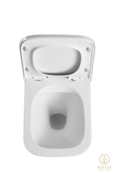 Унітаз підвісний Mixxus Premium Quadro-0302-R 530x360x365mm, система змиву Rimless (MP6454) MP6454 фото