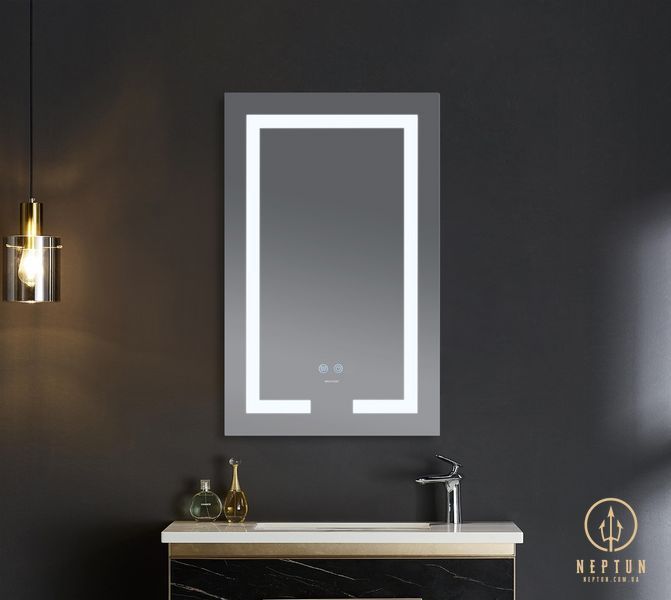 Дзеркало Mixxus HARD MR07-50x80 з Led Touch, Anti-fog, димером, регулятором яскравості (MX9992) MX9992 фото