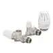 Комплект для подключения радиатора Koer SET-13 - 1/2"x1/2" (осевой) с термоголовкой ВН (KR3176) KR3176 фото 2