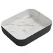 Умивальник накладний Mixxus Premium DIVERSE-0110 MARBLE-BLACK 500х390х130mm (MP6517) MP6517 фото 1