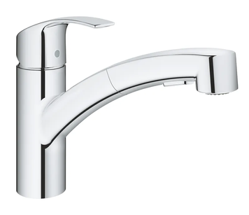 Змішувач для кухні з висувним виливом Grohe Eurosmart (30305000) 30305000 фото
