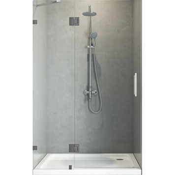Двері в нішу Koer SR SD04-120x200-TR-07 прозоре скло Easy Clean 10мм, графіт (KR5388) KR5388 фото