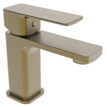 Змішувач для умивальника Haiba Kubus 001 BRUSHED GOLD (HB9622) HB9622 фото