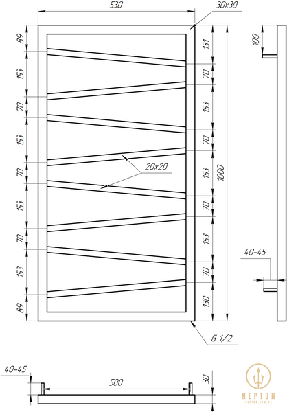 Сушка для рушників Genesis DRY (GA-4904-1) GA-4904-1 фото