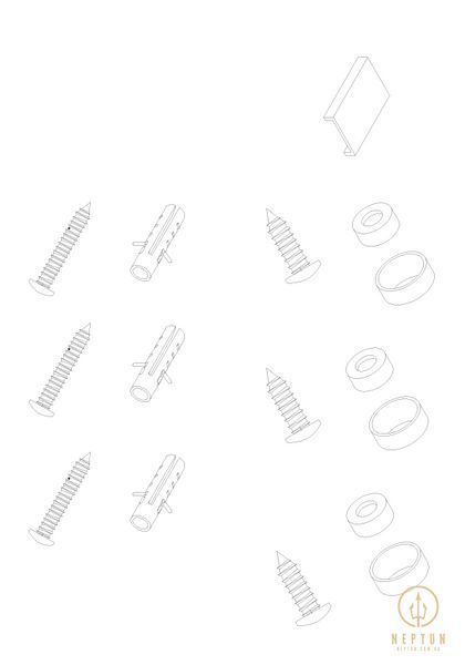 Шторки скляні на ванну Koer SR BS01-80x140-TR-01 прозоре скло 6мм, хром (KR5400) KR5400 фото