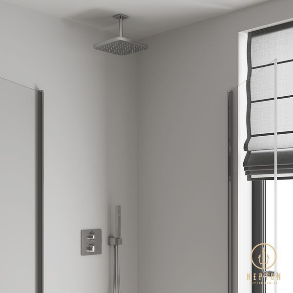 Верхній душ з стельовим кронштейном Grohe Tempesta Cube (26688000) 26688000 фото