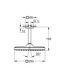 Верхній душ з стельовим кронштейном Grohe Tempesta Cube (26688000) 26688000 фото 4