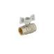 Кран кульовий 1/2 БГГ Вода Koer KR.217.W Білий метелик (KR0177) KR0177 фото 4