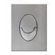Панель змиву Koer KT-0606-02 157x198x3mm пластикова, кнопка закруглена (SS Color) (KR6238) KR6238 фото 4