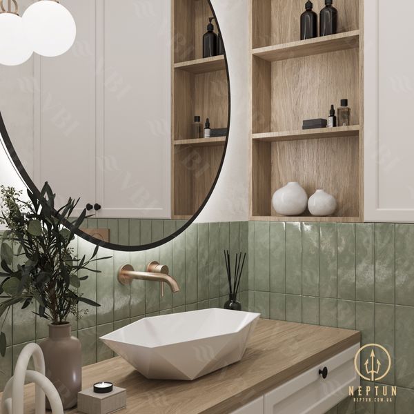 Умывальник (раковина) VBI VENEZIA S WHITE накладной VBI-012401 фото
