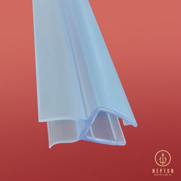 Шторки скляні на ванну Koer SR BS02-80x140-TR-01 прозоре скло 6мм, хром (KR5401) KR5401 фото