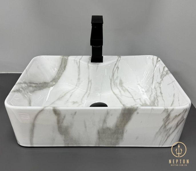 Умивальник (раковина) VBI FORLI SAND GLOSSY накладний (VBI-011109) VBI-011109 фото