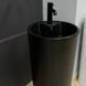 Умивальник моноблок VBI BOLONIA BLACK MATT з отвором під змішувач та переливом (VBI-019003) VBI-019003 фото 3