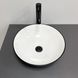 Умивальник накладний VBI AMALFI BLACK WHITE (VBI-013401) VBI-013401 фото 4