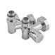 Комплект кранів для рушникосушки кутовий Koer KR.SET.551 - M1/2''xM1/2'' під ТЕН хромований (KR5841) KR5841 фото 3